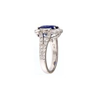 Vicenza - Piazzetta Palladio 2 - Ring Crivelli Woman ZAFFIRO in Gold Zaffiro 4.32 Ct 4709NS - 4709NS